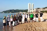 울진군 후포면, 해변 맨발걷기·환경정화 실시