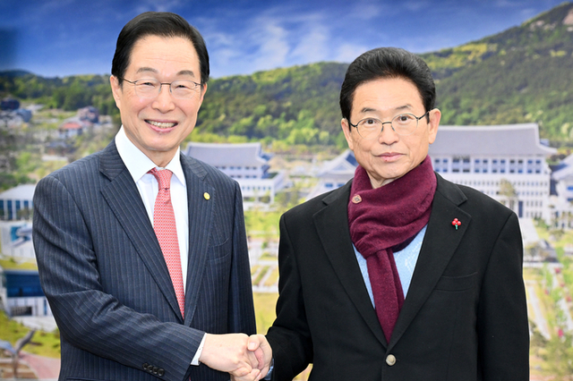 경북도지사, 교육감, 행정통합 추진‘한뜻’